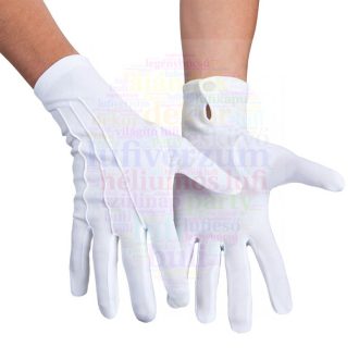 Fehér Patentos Kesztyű