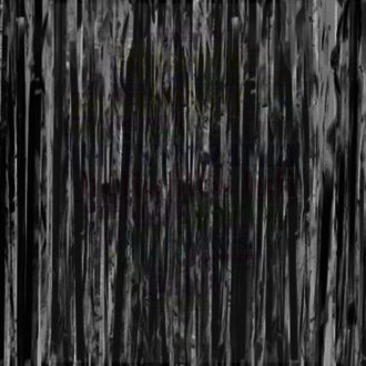 Fekete Ajtódekoráció - 100 cm x 200 cm