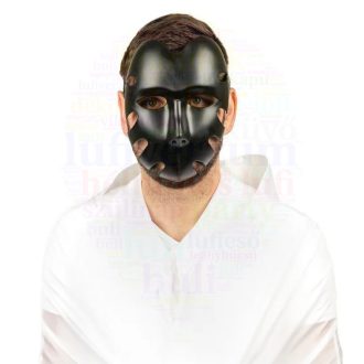 Fekete hoki maszk halloweenre