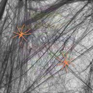 Halloween pókháló, fekete 20g