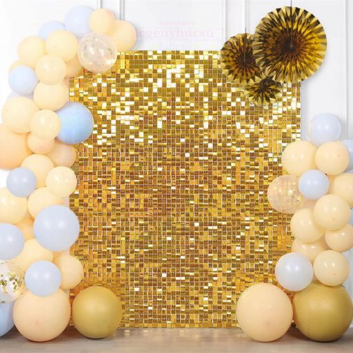 Fényes Arany Háttér Dekorpanel - 30 cm x 30 cm - 50 db