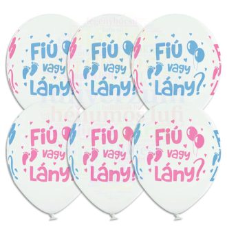 Fiú vagy Lány? Latex Lufi – 30 cm (12 inch)