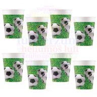 3-D Soccer - Foci Parti Pohár - 200 ml, 8 db-os