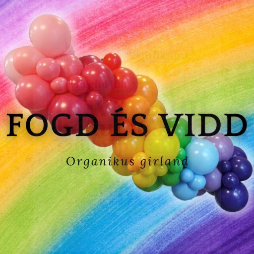 Fogd és vidd organikus lufigirland 150 cm