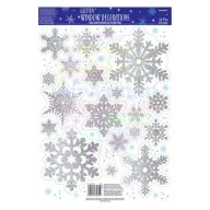 Glitteres Hópehely Ablakdekoráció