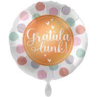 Gratulálunk fólia lufi - 45 cm