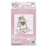 Babarózsaszín Első Szülinapi Parti Szett - 4 db-os