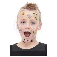 Halloween Ikonok Gyerek Tetoválás