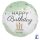 Happy Birthday to you zöld szülinapi fólia lufi - 30 cm