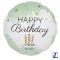 Happy Birthday to you zöld szülinapi fólia lufi - 30 cm