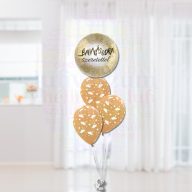   Ballagásodra szeretettel Arany Ballagási Héliumos Luficsokor 1