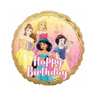 Disney hercegnős szülinapos fólia lufi - 45 cm