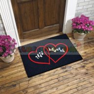 Vicces gumis lábtörlő - Ifjú házasok