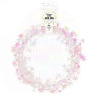 Irizáló csillag füzér dekoráció karácsonyra - 5 m