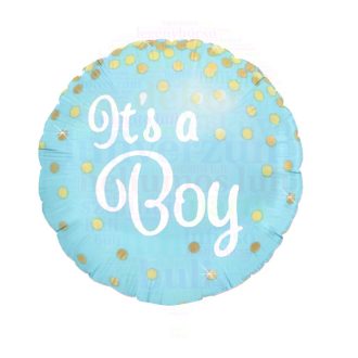 It's a boy fólia lufi babaszületésre - 45 cm