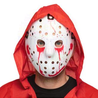 Fekete hoki maszk halloweenre