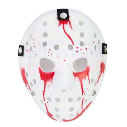 Fekete hoki maszk halloweenre