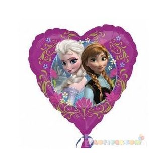 Frozen - Jégvarázs szív alakú fólia lufi