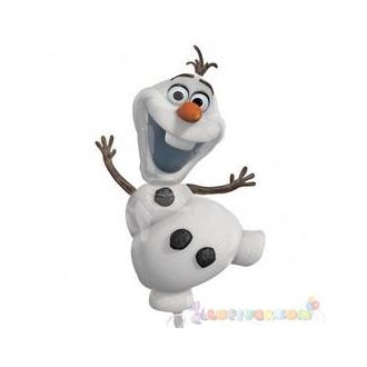 Olaf - Frozen fólia léggömb - 58 cm x 104 cm