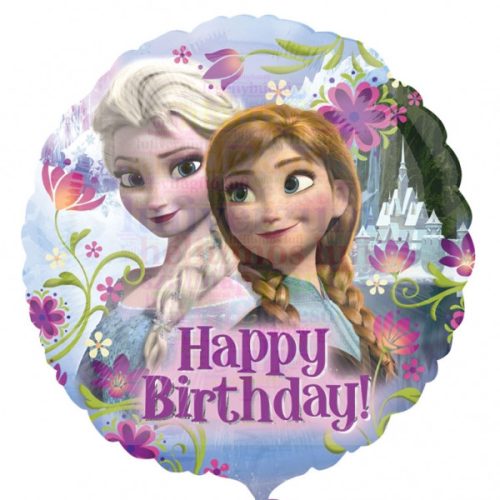 Happy Birthday Jégvarázs - Disney Frozen - Szülinapi Fólia Lufi