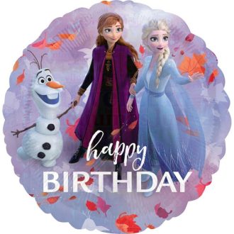   Happy Birthday Jégvarázs - Disney Frozen 2 - Szülinapi Fólia Lufi