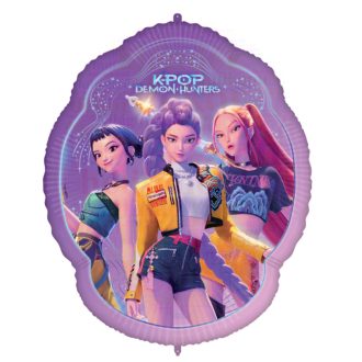 K pop Démonvadászok mintás fólia lufi 75 cm