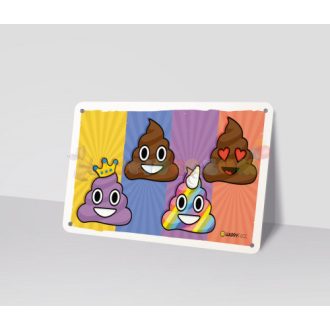 KAKI EMOJI - Fémtábla No. 20.