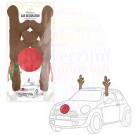 Rénszarvasos karácsonyi autódekoráció - 3 darabos