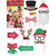 Karácsonyi Kellékek Pálcán Fotózáshoz - 13 db-os