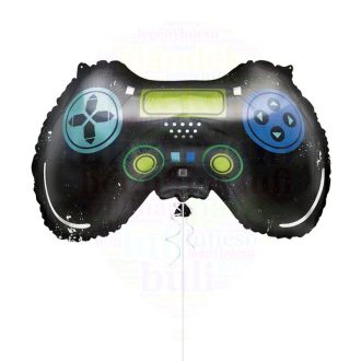 Videójáték Kontroller Mintás Fólia Lufi - 58 cm