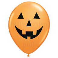 28 cm-es Tök mintás latex lufi halloweenra