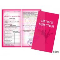 Lánybúcsú bizonyítvány - Ajándék lánybúcsúra