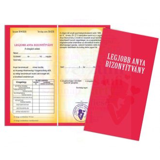 Legjobb anya bizonyítvány