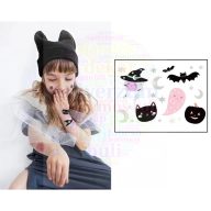 Lemosható Halloween Tetoválás, 20 db-os