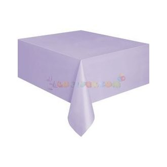   Levendula lila Műanyag Party Asztalterítő - 137 cm x 274 cm