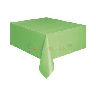 Lime Zöld Műanyag Party Asztalterítő - 137 cm x 274 cm