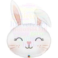 Lógófülű Nyuszi Fólia Lufi - 60 cm