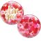 I Love You Szerelmes Bubble Lufi, 56 cm-es