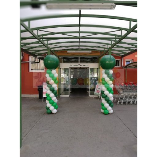 Léggömb oszlop dekoráció