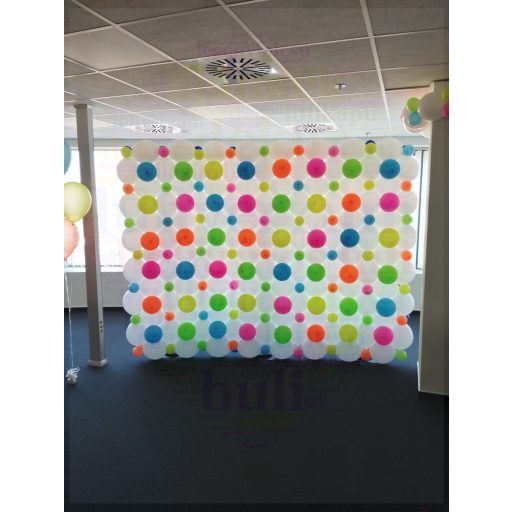 Léggömb fotó háttér lufiból - 1 négyzetméter 
