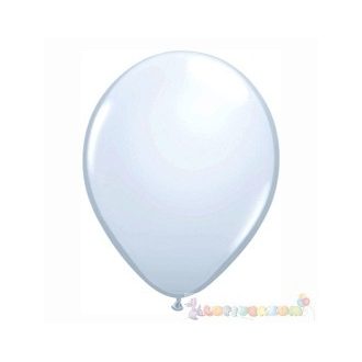 40 cm-es latex Qualatex party Léggömb  darabra - fehér