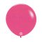 40 cm-es latex Qualatex party Léggömb  darabra - fuxia