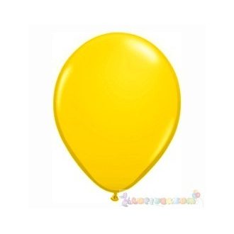 40 cm-es latex Qualatex party Léggömb  darabra - sárga