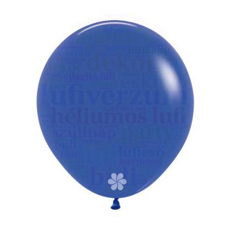   40 cm-es latex Qualatex party Léggömb  darabra - sötét kék