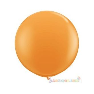 91 cm-es latex Qualatex party léggömb - narancssárga