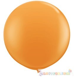 91 cm-es latex Qualatex party léggömb - narancssárga
