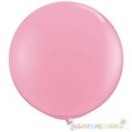   91 cm-es latex Qualatex party léggömb - világos rózsaszín
