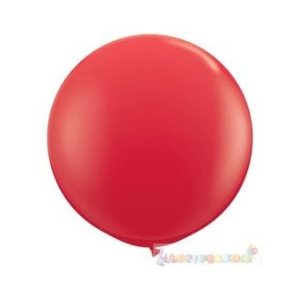 91 cm-es latex Qualatex party léggömb - piros
