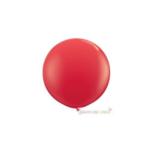 91 cm-es latex Qualatex party léggömb - piros