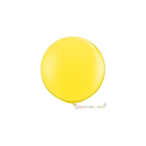 91 cm-es latex Qualatex party léggömb - sárga
